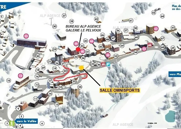 Le Pelvoux - 4/5 Pers - Le Pelvoux - 112pe - Plagne Centre Mae-8864 شقة