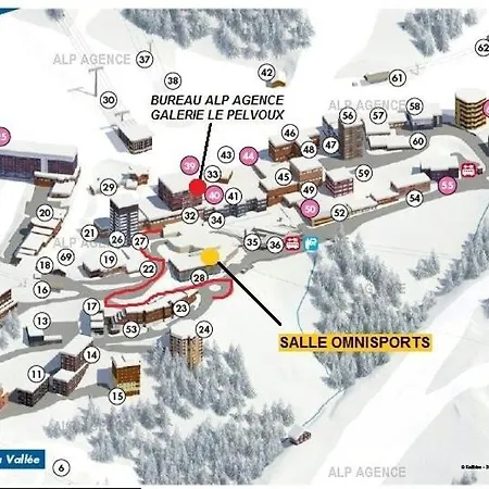 Le Pelvoux - 4/5 Pers - Le Pelvoux - 112pe - Plagne Centre Mae-8864 아파트 라 플라뉴